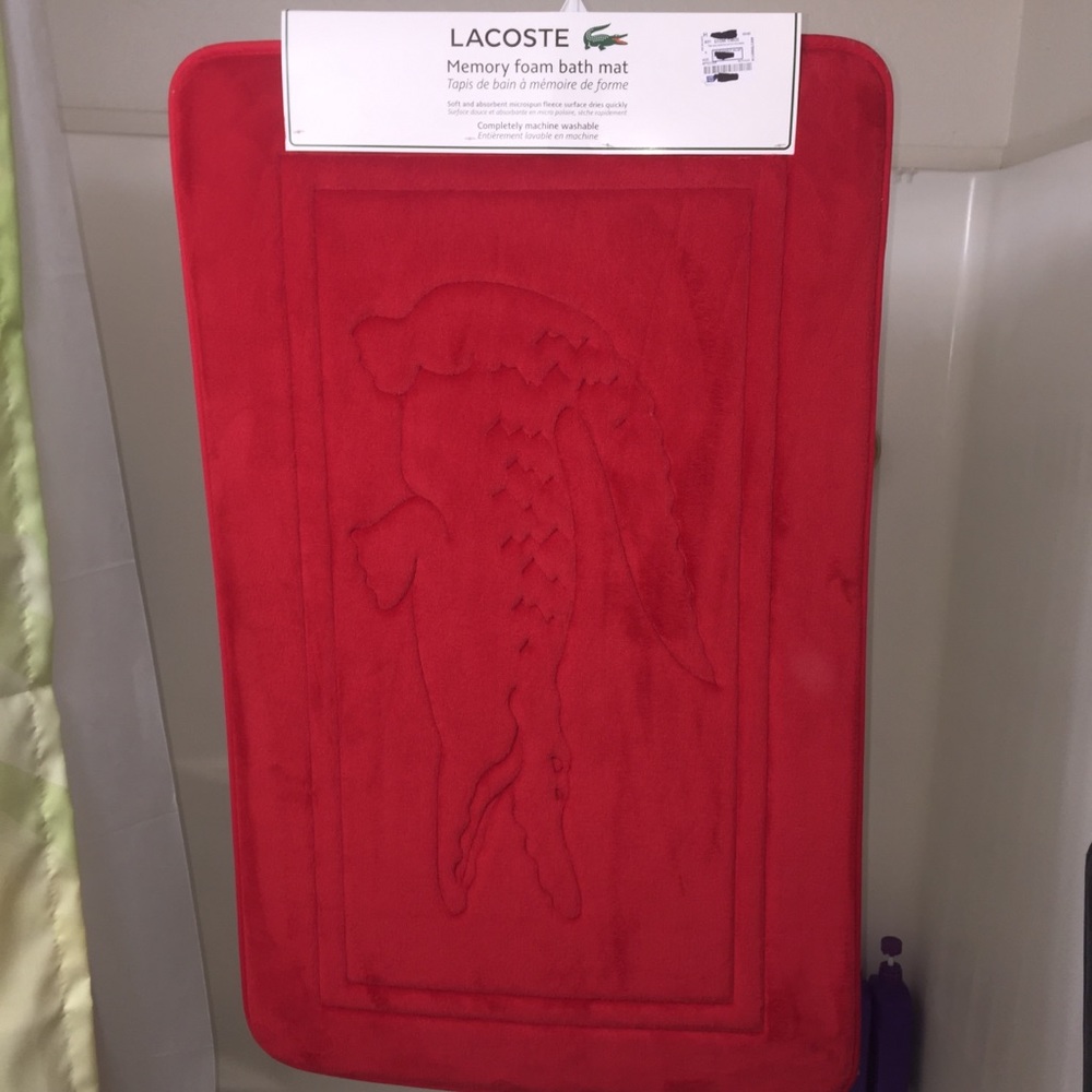 Lacoste memory Foam Bath Mat